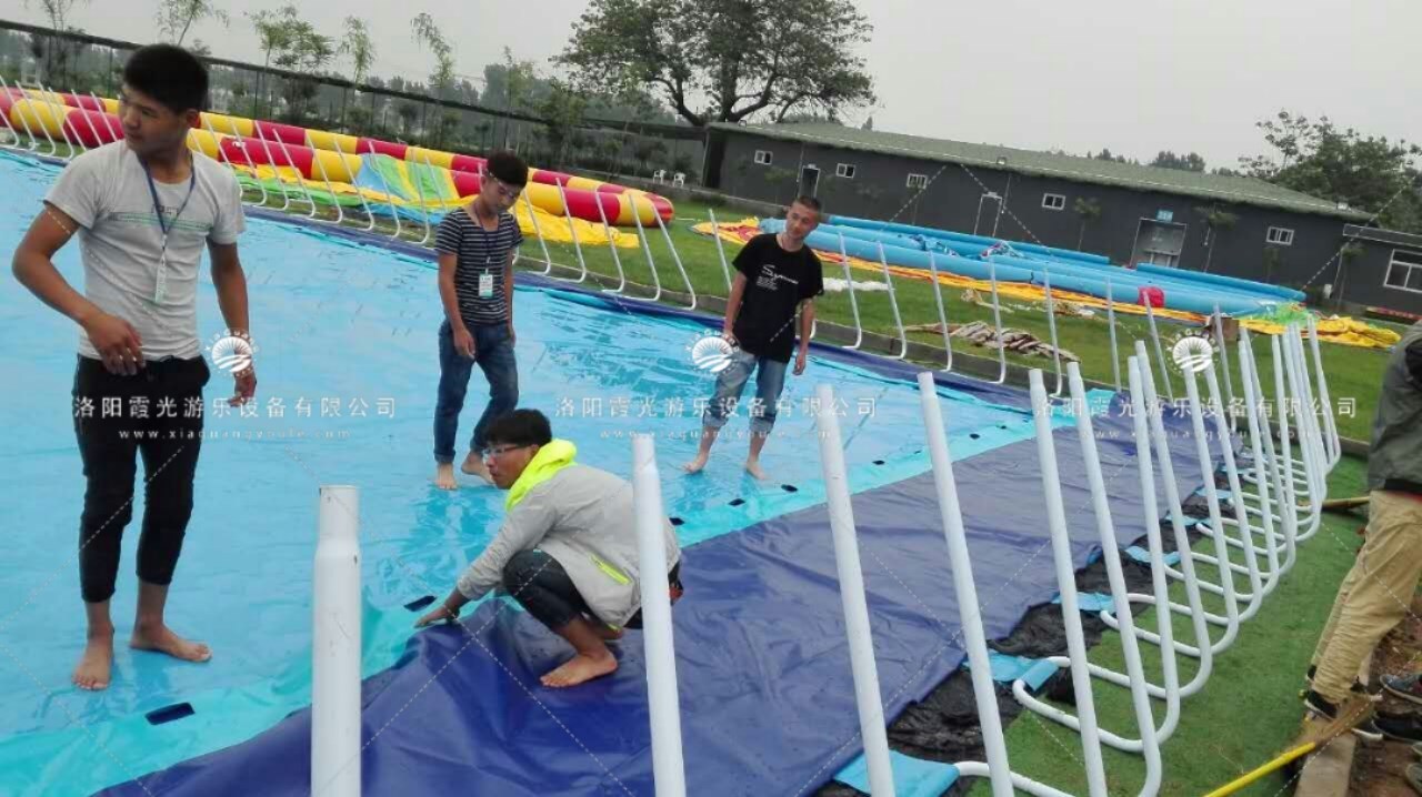庆城支架游泳池